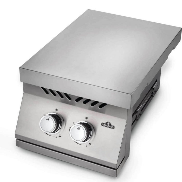 Napoleon 500 Series 15.5 In. 2-Burner Built-In Gas Grill In Stainless Steel With Cover