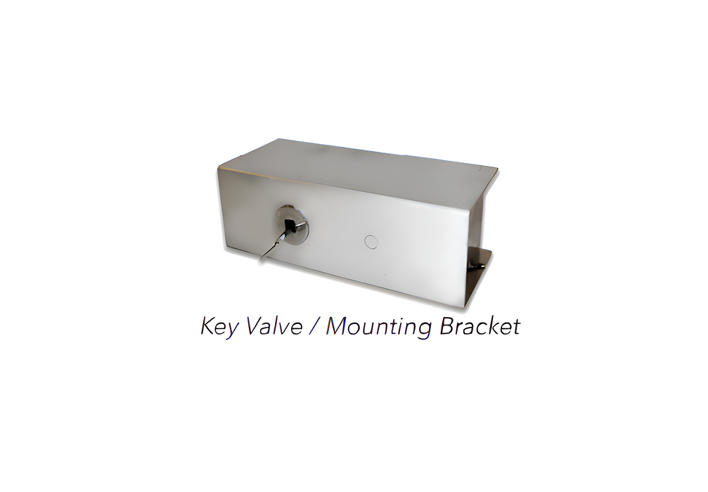 Warming Trends 14.5x5-Inch Aluminum Key Valve Mounting Bracket For Warming Trends Polycor Specialized Gas Insert Kit - MBRPC