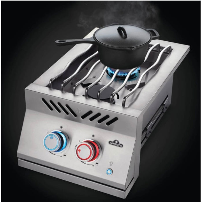 Napoleon Built-In 700 Series Inline Dual Range Top Burner With Stainless Steel Cover