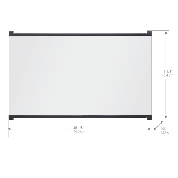 Dimplex Built-In 33-Inch Single-Pane Tamperproof Glass Firebox Door - BFSL33DOOR