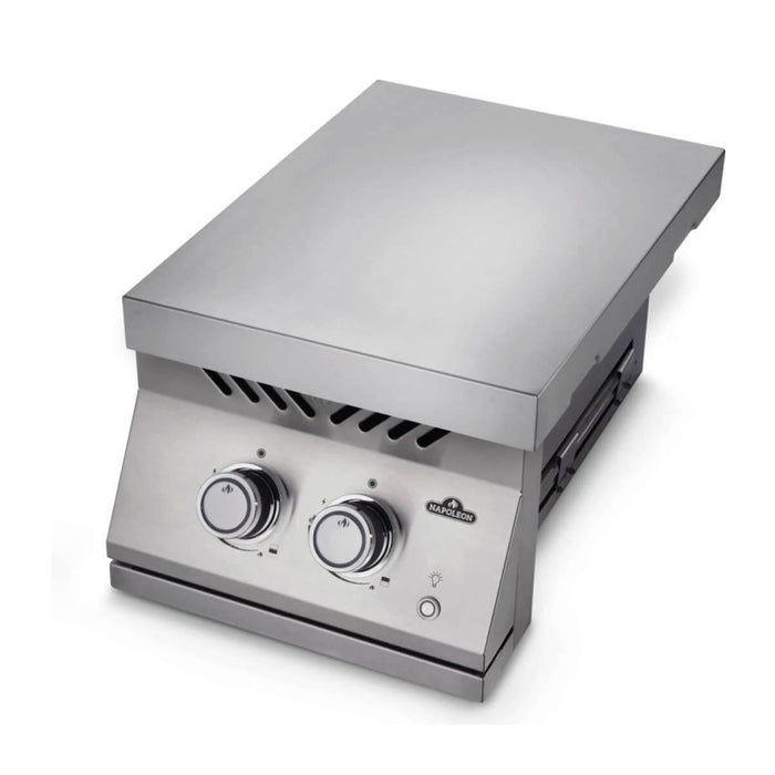 Napoleon Built-In 700 Series Inline Dual Range Top Burner With Stainless Steel Cover