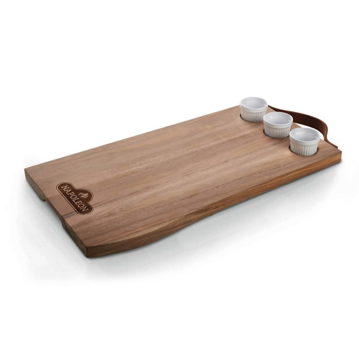 Napoleon Charcuterie Board With 3 Ramekins - 70112