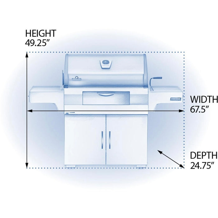 Napoleon Professional Freestanding Charcoal Grill - PRO605CSS