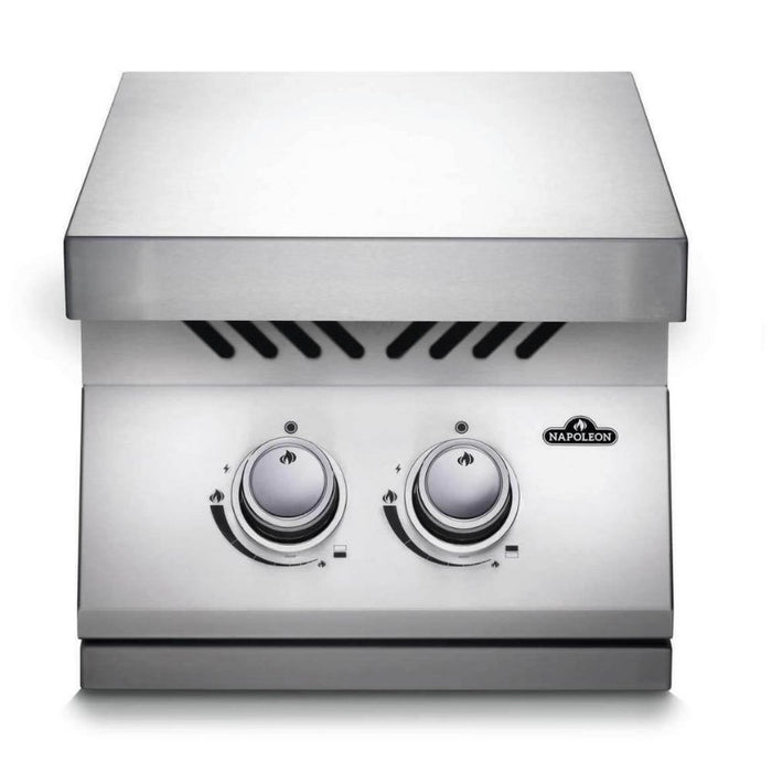 Napoleon 500 Series 15.5 In. 2-Burner Built-In Gas Grill In Stainless Steel With Cover