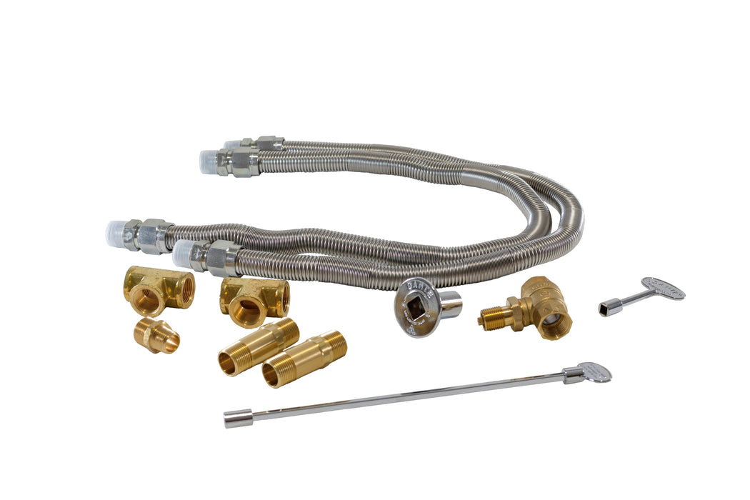 Warming Trends Double Flex Line & Key Valve Kit - FK2