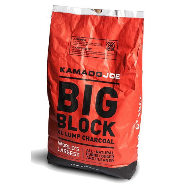 Kamado Joe Big Block XL Natural Lump Charcoal 20 Lbs - KJ-CHAR