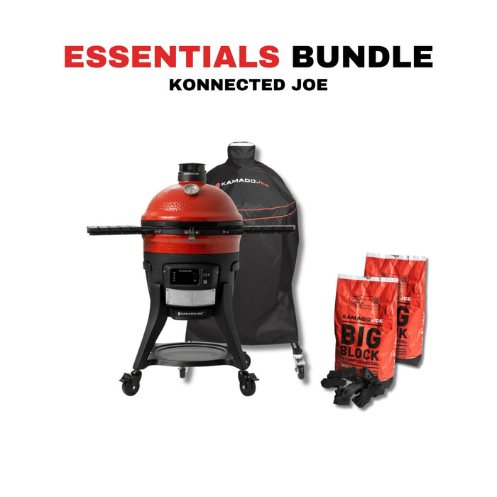 Kamado Joe Konnected Joe Auto-Ignition and Temperature Control Digital Charcoal Grill and Smoker Bundle - KJ15041123