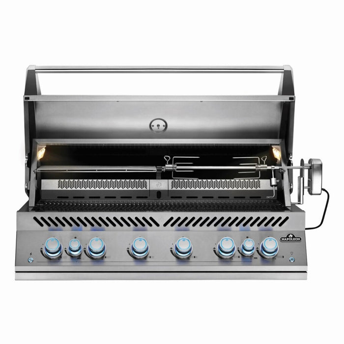 Napoleon Built-In 700 Series 44-Inch Gas Grill With Infrared Rear Burner & Rotisserie Kit