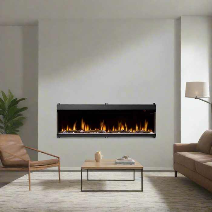 Dimplex IgniteXL Bold 74-Inch Smart Linear Multi-Side View Built-In Electric Fireplace - XLF7417-XD