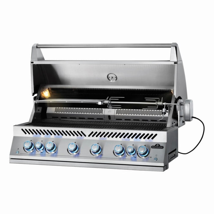 Napoleon Built-In 700 Series 44-Inch Gas Grill With Infrared Rear Burner & Rotisserie Kit