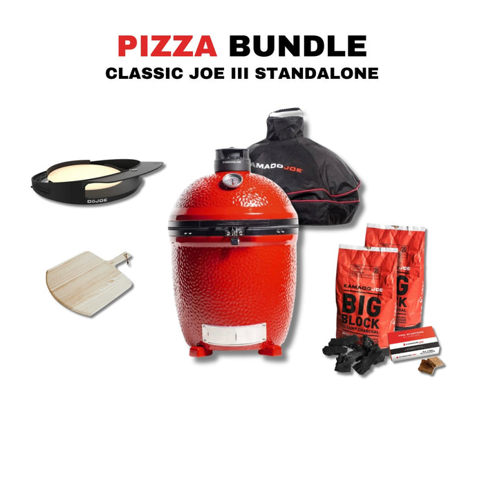 Kamado Joe Classic Joe III Standalone 18-inch Charcoal Grill Bundle - KJ15040721