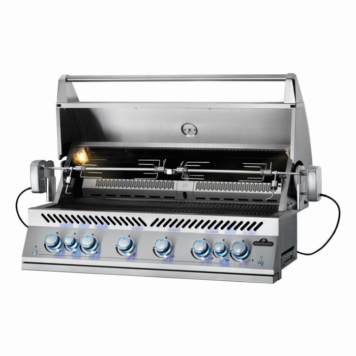 Napoleon Built-In 700 Series 44-Inch Gas Grill With Infrared Rear Burner & Rotisserie Kit