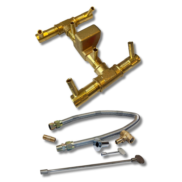 Warming Trends 60K BTU Crossfire CFB Original Brass Burner With Waterstop