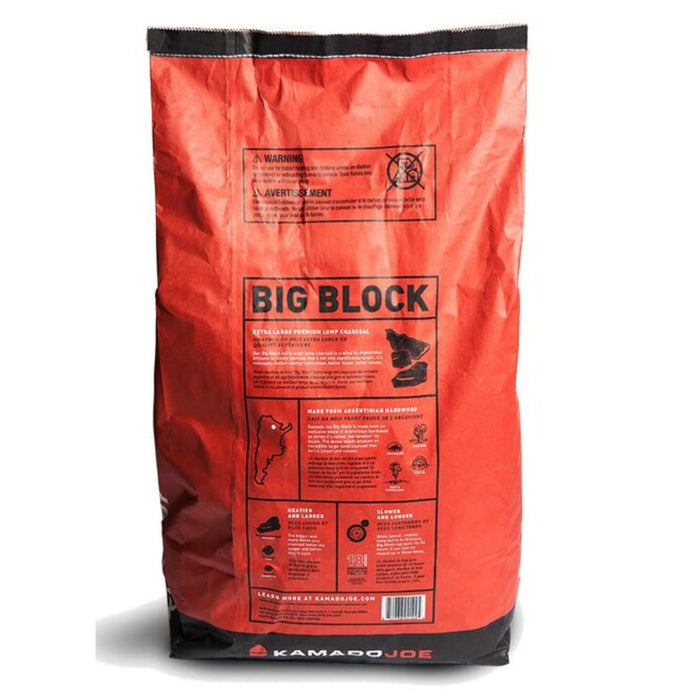 Kamado Joe Big Block XL Natural Lump Charcoal 20 Lbs - KJ-CHAR