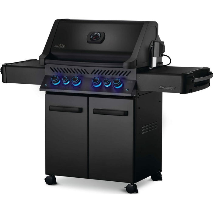 Napoleon Phantom Prestige 500 Gas Grill With Infrared Rear Burner, Infrared Side Burner, & Rotisserie Kit