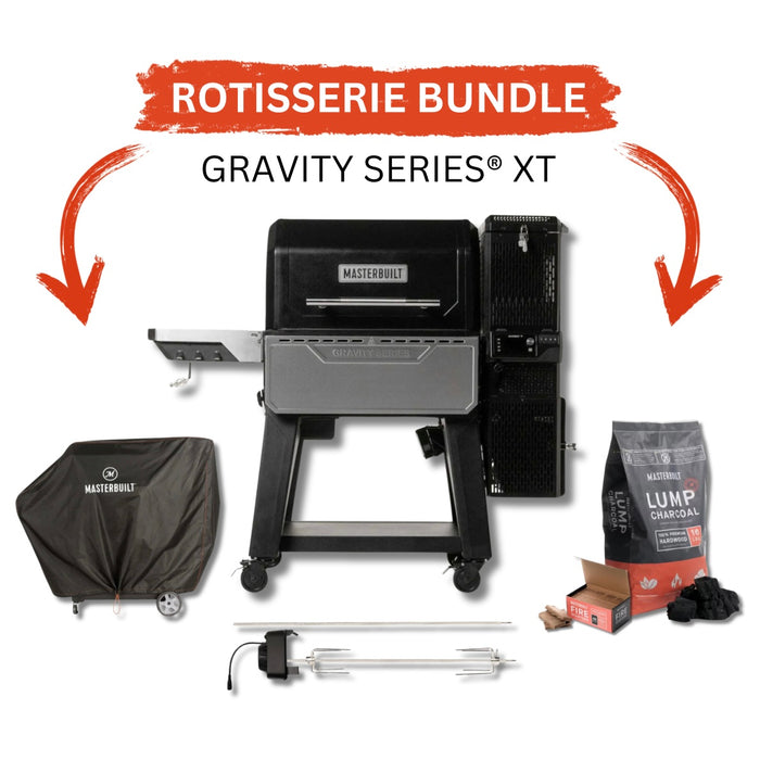 Masterbuilt Gravity Series XT Digital Charcoal Grill + Smoker Bundle - MB20041223