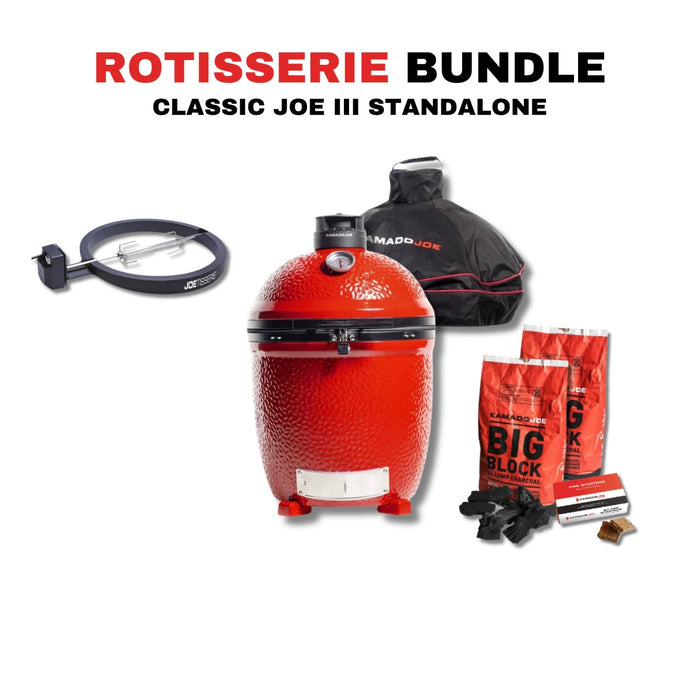 Kamado Joe Classic Joe III Standalone 18-inch Charcoal Grill Bundle - KJ15040721