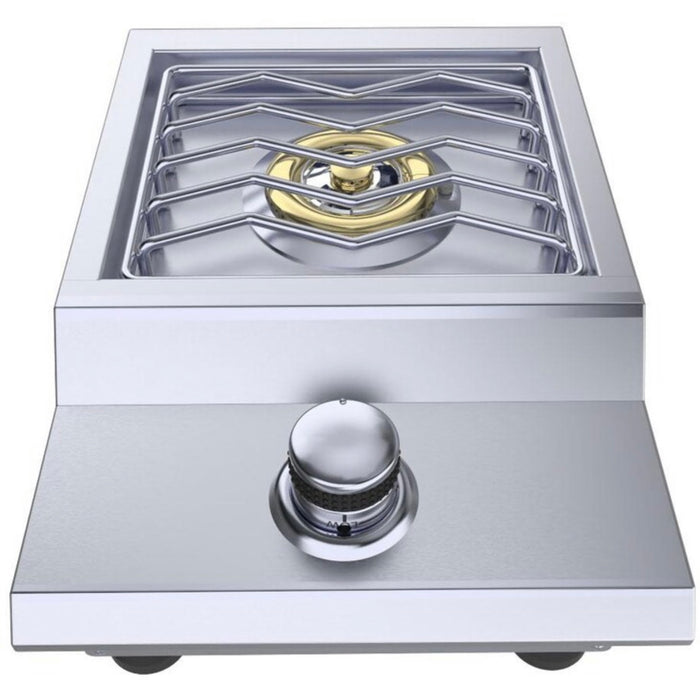 Sunstone Ruby Series 13 Inch Gas Countertop Or Drop-In Versa Single Burner