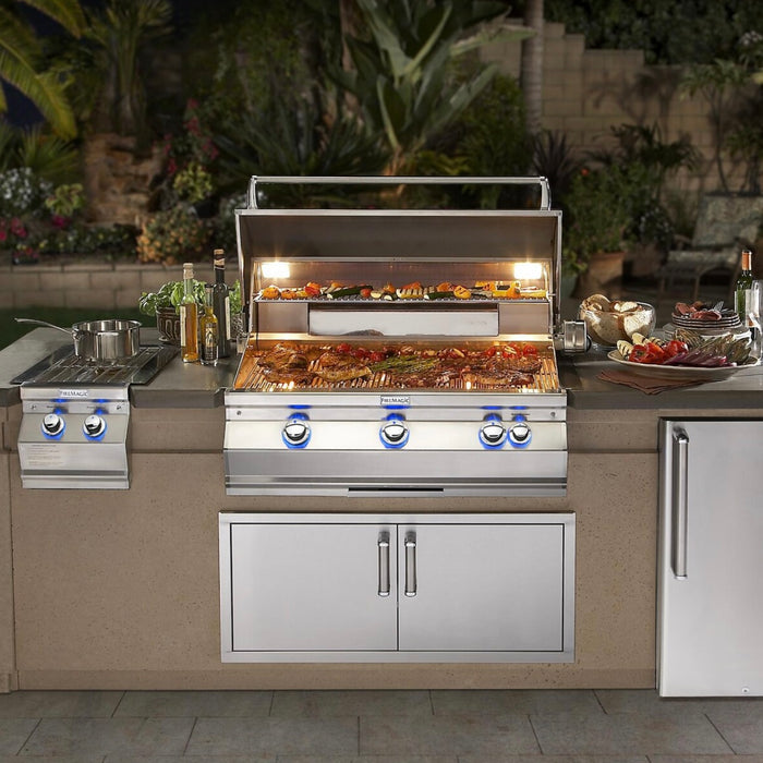 Fire Magic Aurora A660I 30-Inch Built-In Natural Gas Grill With Rotisserie And Analog Thermometer - A660I-8EAN