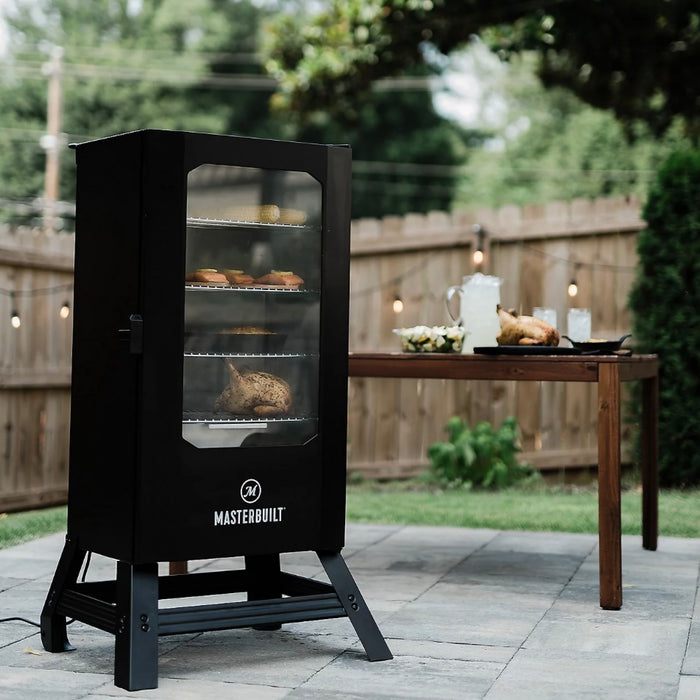 Masterbuilt 40-Inch Digital Electric Smoker With Window & Legs - MB20070122