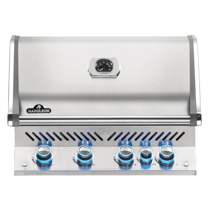 Napoleon Prestige PRO 500 Built-In Gas Grill With Infrared Rear Burner & Rotisserie Kit