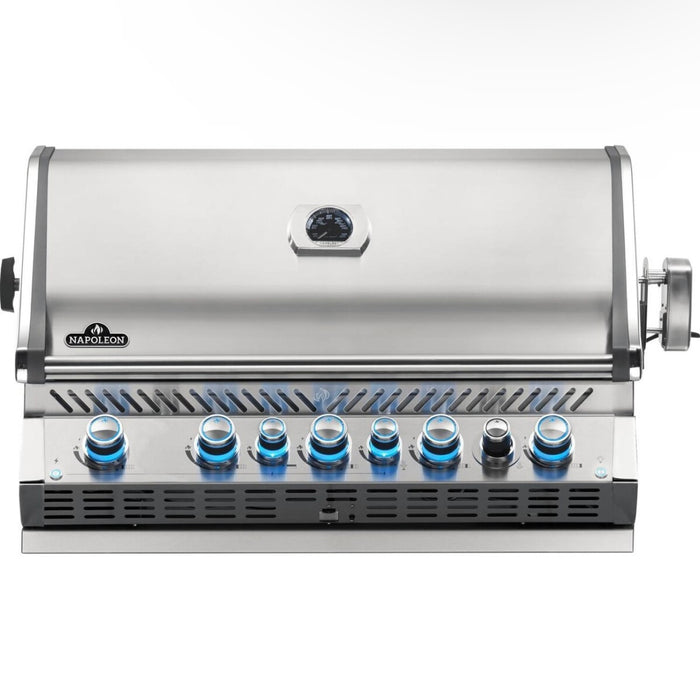 Napoleon Prestige PRO 665 Built-In Gas Grill With Infrared Rear Burner & Rotisserie Kit