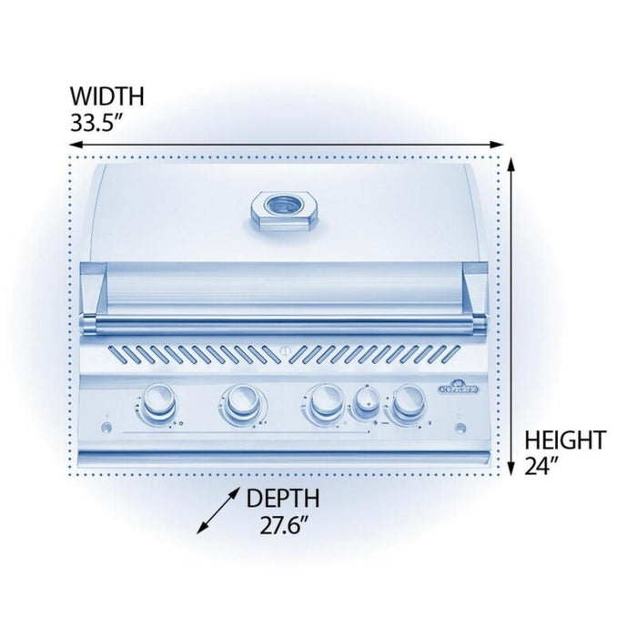 Napoleon Oasis 200 Outdoor Kitchen Bundle With Built-in 700 Series 32 Grill