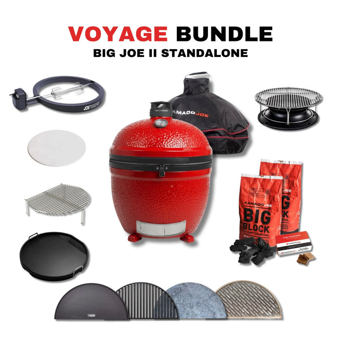 Kamado Joe Big Joe II Standalone 24-inch Charcoal Grill Bundle - BJ24NRHC