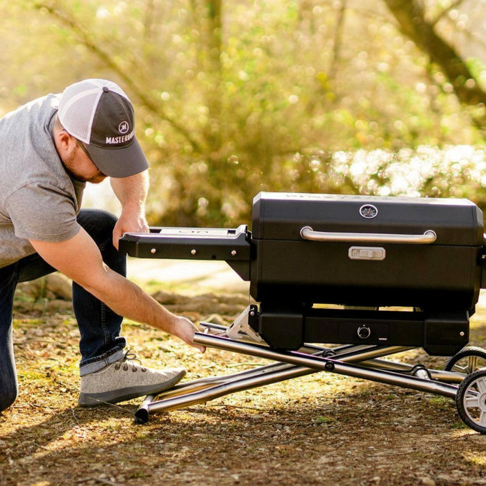 Masterbuilt Portable Charcoal Grill + Smoker - MB20040722