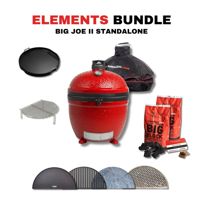 Kamado Joe Big Joe II Standalone 24-inch Charcoal Grill Bundle - BJ24NRHC