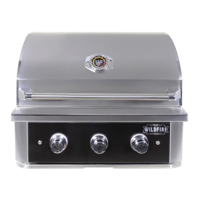 Wildfire Ranch PRO 30-Inch Black 304 SS Propane Gas Grill - WF-PRO30G-RH-LP