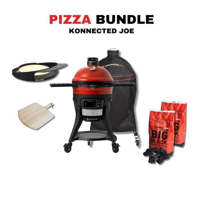 Kamado Joe Konnected Joe Auto-Ignition and Temperature Control Digital Charcoal Grill and Smoker Bundle - KJ15041123