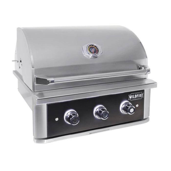 Wildfire Ranch PRO 30-Inch Black 304 SS Propane Gas Grill - WF-PRO30G-RH-LP