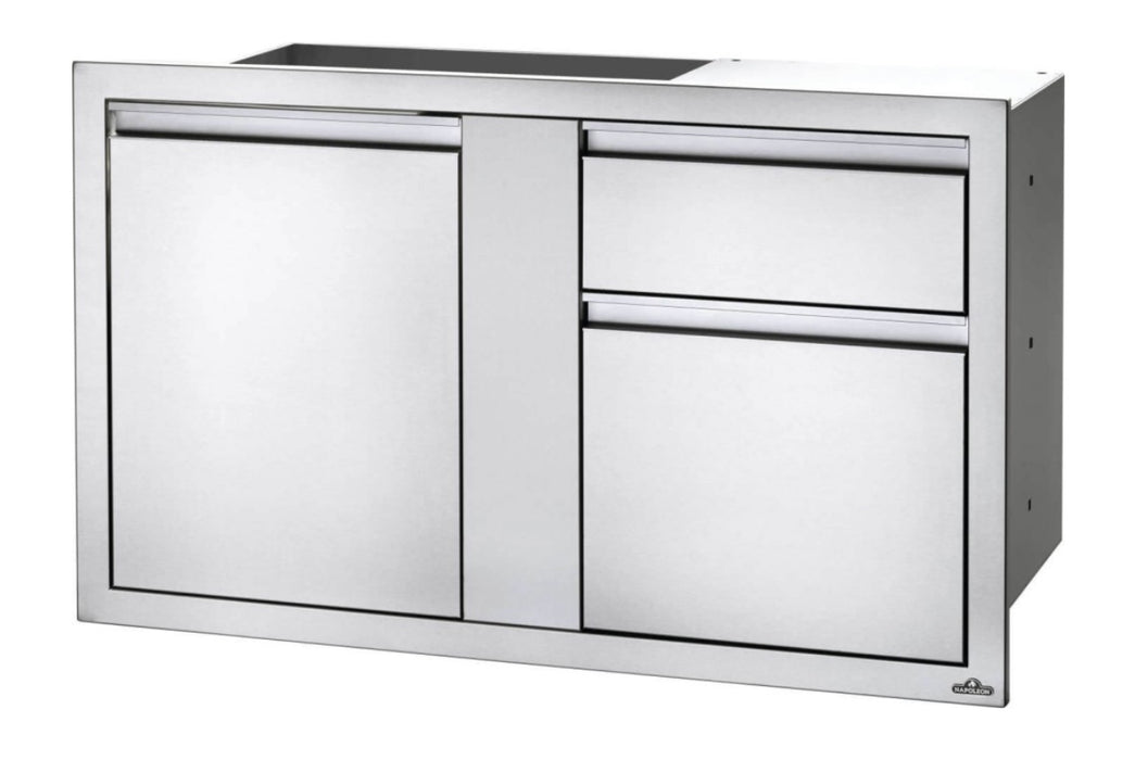 Napoleon Built-In 42"X 24" Large Single Door & Standard Drawer - BI-4224-1D2DR