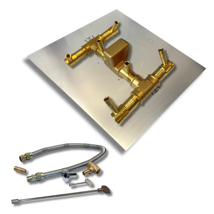 Warming Trends 60K BTU Crossfire CFB Original Brass Burner With Waterstop