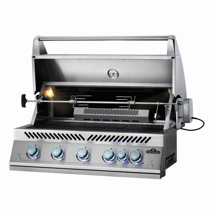 Napoleon Built-In 700 Series 38-Inch Gas Grill With Infrared Rear Burner & Rotisserie Kit