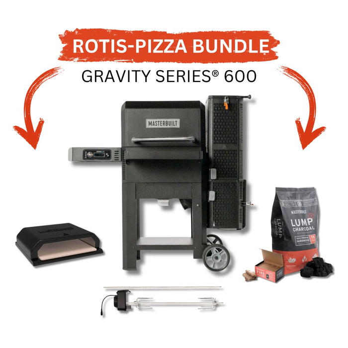 Masterbuilt Gravity Series 600 Digital Digital Charcoal Grill + Smoker Bundle - MB20041023