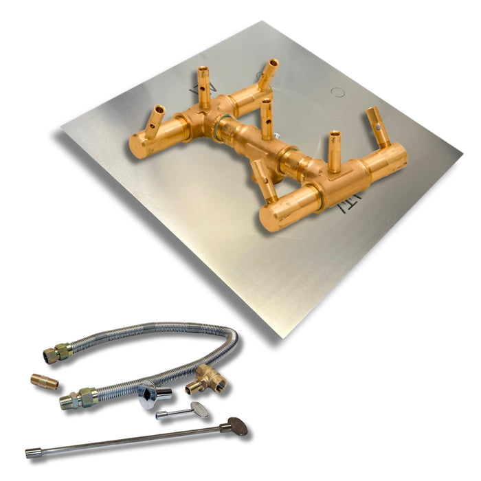 Warming Trends 84K BTU Crossfire CFB Original Brass Burner With Waterstop