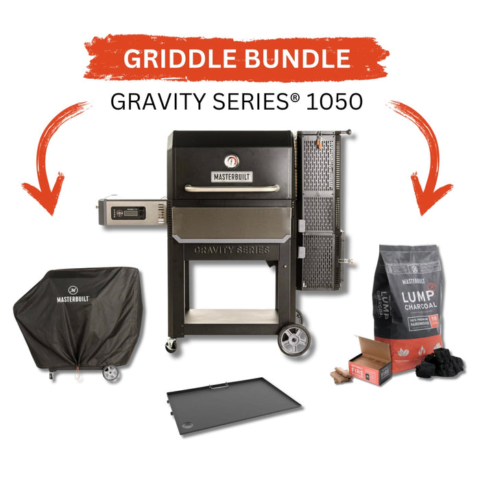 Masterbuilt Gravity Series 1050 Digital Charcoal Grill + Smoker Bundle - MB20041220