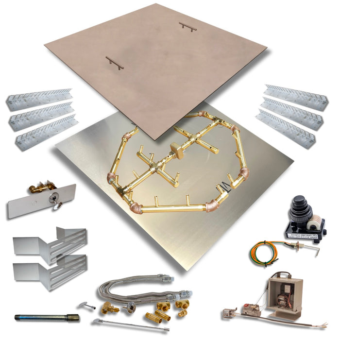 Ultimate Crossfire Bundle: Warming Trends Crossfire CFBO Octagonal Brass Burner Bundle