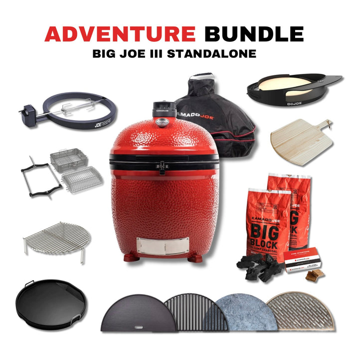 Kamado Joe Big Joe III Standalone 24-inch Charcoal Grill Bundle - KJ15040821