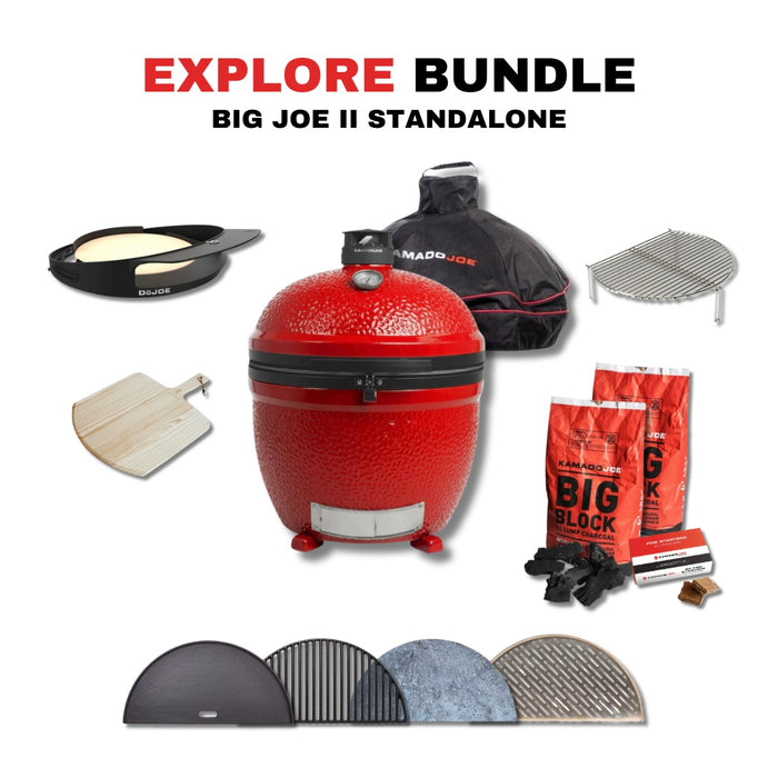 Kamado Joe Big Joe II Standalone 24-inch Charcoal Grill Bundle - BJ24NRHC