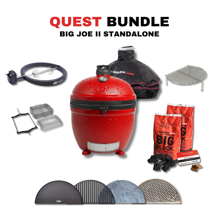 Kamado Joe Big Joe II Standalone 24-inch Charcoal Grill Bundle - BJ24NRHC