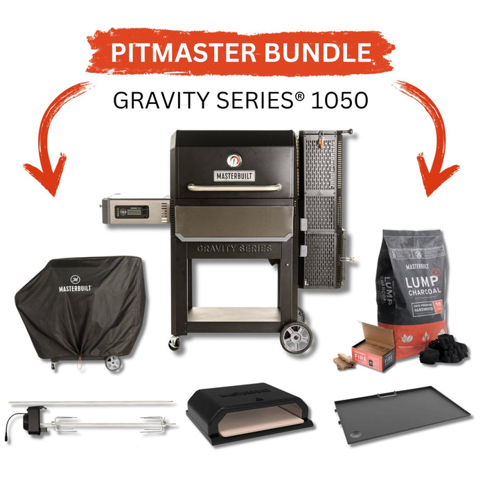 Masterbuilt Gravity Series 1050 Digital Charcoal Grill + Smoker Bundle - MB20041220