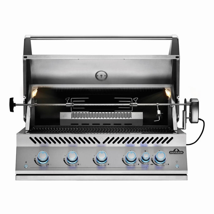 Napoleon Built-In 700 Series 38-Inch Gas Grill With Infrared Rear Burner & Rotisserie Kit