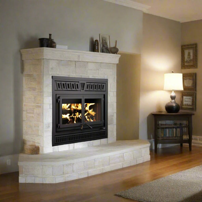 Valcourt Waterloo Square Faceplate Wood Fireplace - FP15