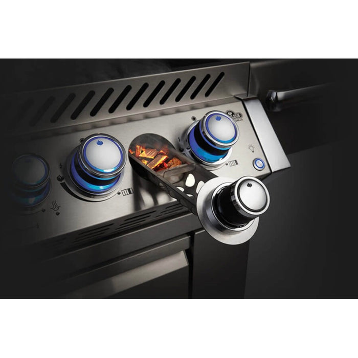 Napoleon Prestige PRO 825 Built-In Gas Grill With Infrared Rear Burner & Infrared Sear Burners & Rotisserie Kit