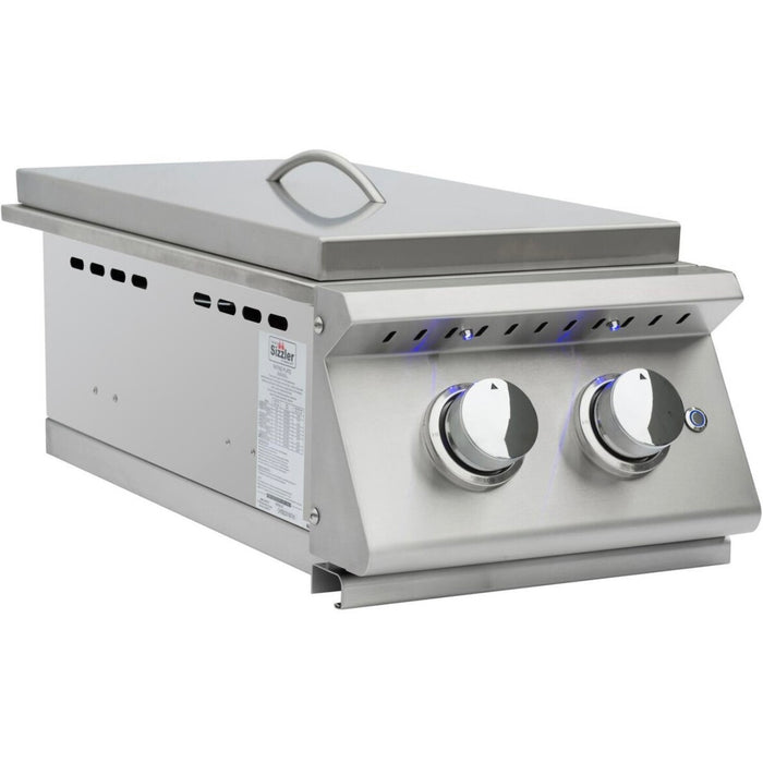 Summerset Sizzler Pro Built-In Natural Gas Double Side Burner - SIZPROSB2-NG