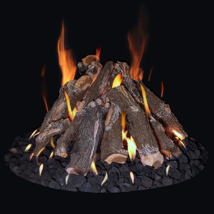 Grand Canyon 18" to 48" Arizona Weathered Oak Outdoor Fire Pit Gas Logs - FPAWO