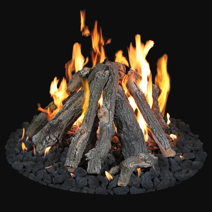 Grand Canyon 18" to 48" Arizona Weathered Oak Outdoor Fire Pit Gas Logs - FPAWO